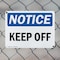 Signmission Keep Off, 14 in W x Rectangle, Plastic OS-2PACK-NS-P-1014-L-13831 - alternate 7